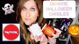 TK MAXX HALLOWEEN CANDLE HAUL | DW HOME SMALL JARS