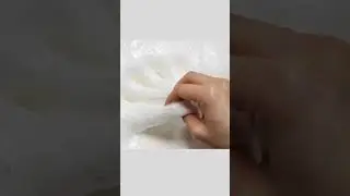 White Foamy Slime Stretch  #asmr #asmrsounds #asmrvideo #usa #viral