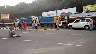 Heavy block at kuthiran