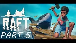 Building a set of Watch Towers ! Part 5 - Raft Gameplay