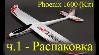 Phoenix 1600 EPO Composite R/C Glider (Kit) от HOBBYKING. Распаковка