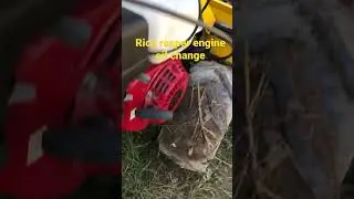 Rice Reaper Engine oil change