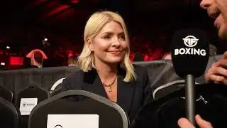 Holly Willoughby Ringside At KSI Temper Misfits Boxing