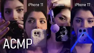 АСМР таппинг по разным камерам: Sony / Iphone 11, 17 / Xiaomi | ASMR cameras tapping✨beatrisiusasmr