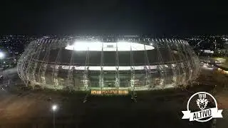 Confira imagens aéreas da linda festa da Torcida do Fortaleza na vitória sobre o Corinthians na Sula
