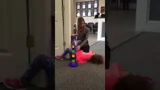 Pediatric Physical Therapy @ 3DPT - Stretches with Ring Toss