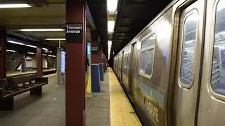 NYMTA New York City Subway- (C) train rerouted over the IND Concourse Line.