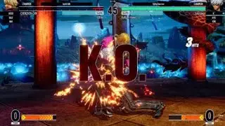 KOF 15 : How To Use K' Dash