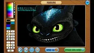 Toothless - Animal Jam Art Studio Speed Paint