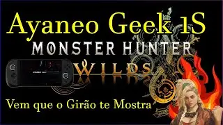 Lan&ccedil;amento Monster Hunter Wilds no Ayaneo Geek 1S