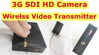 3G SDI camera input on wireless video transmitter,  1080P HDMI output on the receiver to monitor