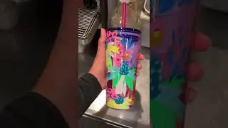 Starbucks Spring Launch Cups Part 2 #starbucks #starbucksdrinks #starbuckscoffee #shorts