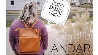 My Lightest Leather Backpack Yet: Andar Unboxing of Addison Backpack and Apollo Wallet