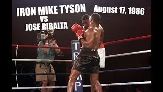 Mike Tyson vs Jose Ribalta New Jersey, Atlantic City,Trump Plaza Hotel and Casino.USA.