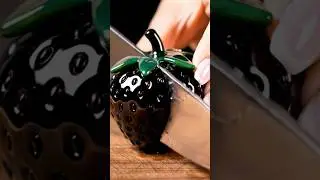 Satisfying Black Strawberry 🍓 Sounds | Cutting Glass Fruits ASMR Part 03&nbsp;#asmr #aiasmr #GlassFruit
