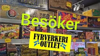 Besöker Fyrverkeri Outlet i Linköping