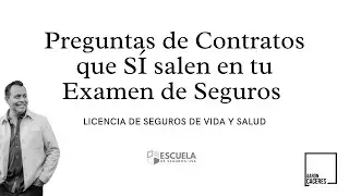 🚀 Preguntas Clave Sobre Contratos Que SÍ Salen en Tu Examen de Seguros 📜✅