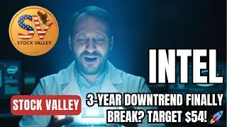 INTEL Stock ($INTC): Did the 3-Year Downtrend FINALLY Break? Target $54! 🚀