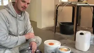 Klarlak epoxy p&aring; betongulv - Lav dit eget New Yorker Gulv!