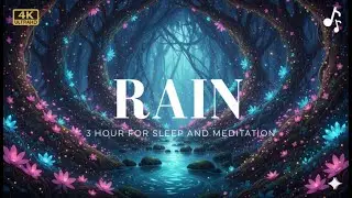 Deep Relaxation: 3 Hours of Nature Rain Sounds for Sleep & Study (4K UHD)