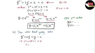 Solusi Homogen ODE | Persamaan Diferensial Biasa (Part 1) | Kalkulus