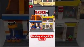 Building a Lego City Part 1 #lego #legocity #legofortnite #legomoc