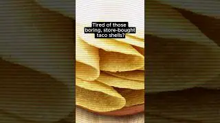 HOMEMADE crunchy TACO SHELLS hack 🌮