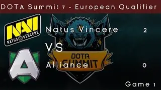 Navi VS Alliance | Dota Summit 7 | Game 2 | Dota 2