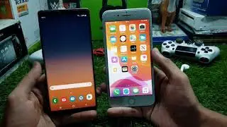 iPHONE 7 PLUS VS SAMSUNG GALAXY NOTE 8 SPEED TEST URDU\HINDI