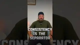 Consistency is the separator.Not emotion.Not motivation.It&rsquo;s standards that hold the line every day.
