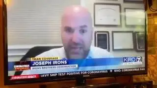 2020 - Kiro 7 News Construction work slowly resuming as contractors adapt to new rules Joseph Irons