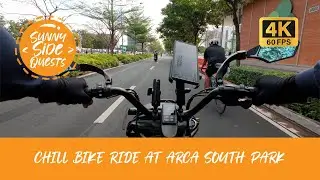[4K60] Chill bike ride at Arca South Park