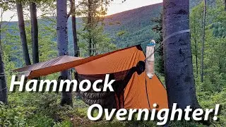 Hammock camp and hike overnighter in the mountains