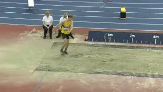 Alessandro Schenini Long Jump at British Indoor Champs 2025