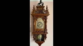 Pendulum wall clock -  9  Bell