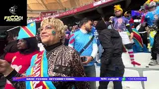 RÉSUME DU MATCH RDC VS SÉNÉGAL 1-1, AMBIANCE DU STADE ,MASUAKU INCONSCIENT 