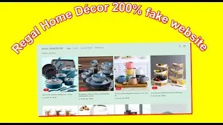 Regal Home Decor real or fake | is scam or not ? | Regal Home D&eacute;cor Review | Regalhomedecor.com