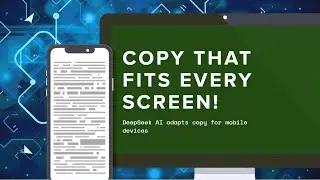 Write Copy That Fits Any Screen 📱 | DeepSeek AI Makes It Mobile-Ready