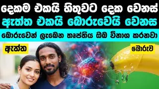 ඇත්තේ සහ බොරුවේ වෙනස (බොරු සැප ඔයාව විනාශ කරනවා) 