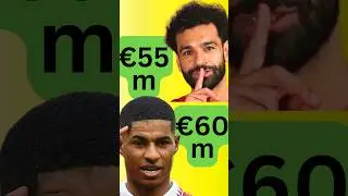 Manchester United vs Liverpool Market Value Comparison #manchesterunited #liverpool #salah #rashford