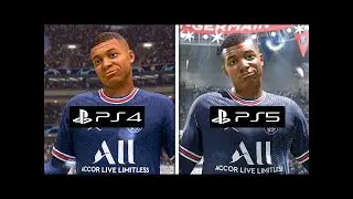 FIFA 22 PS5 vs PS4 Graphics and Player Animation Comparison next gen vs old gen