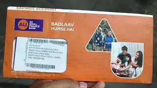 AU Small Finance Digital Bank Account Welcome Kit Unboxing & Review | AU Bank | Technical Punit