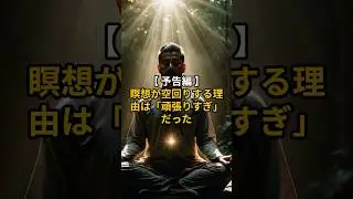 [Trailer] The reason meditation doesn't work is because you're trying too hard [Meditation effect...