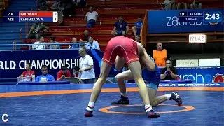 1/8 FS - 51 kg: D. BUDYKA (POL) v. A. KARIMZADA (AZE)