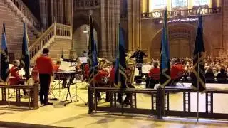 The Band of the Royal Corps of Signals, Carols Concert, Liverpool Anglican Cathedral.
