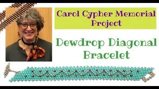 Dewdrop Diagonal Bracelet | Step-by-Step Beading Tutorial