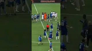 psg players fight with chelsea players!