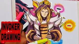 INVOKER DRAWING FANART