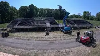 Timelapse Tribune Kersentuin Fort Rijnauwen 2023