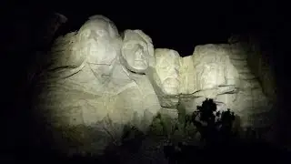 Mount Rushmore, South Dakota - Mount Rushmore National Memorial at Night (2019)